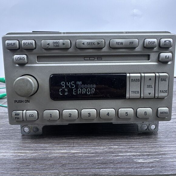 2003 LINCOLN Navigator‎ AM FM Radio Stereo 6 Disc Changer CD Player Factory OEM - Picture 2 of 5